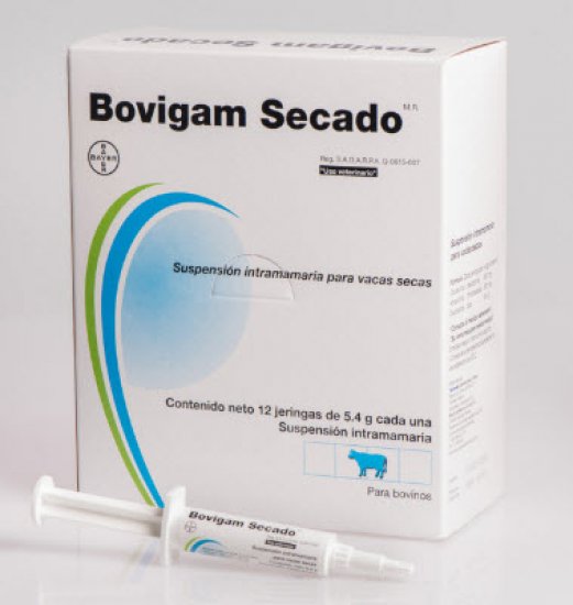 Drying Bovigam - Ampicillin and cloxacillin 5.4 grms.